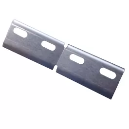 Klemplaat zijkleppen dubbel rubber