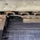 De ketting met meenemers op de mestladder is in zeer goede staat.